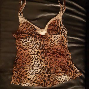 Christian Dior Silk Leopard camisole